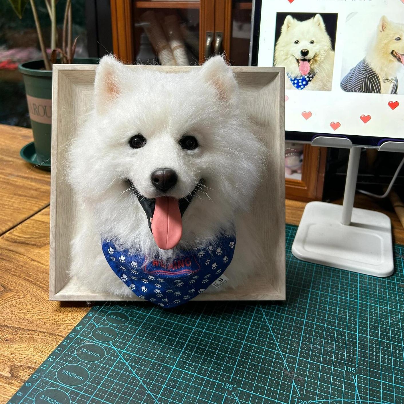 Custom Felted Pet Portrait