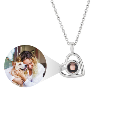 Personalized Photo Heart Necklace