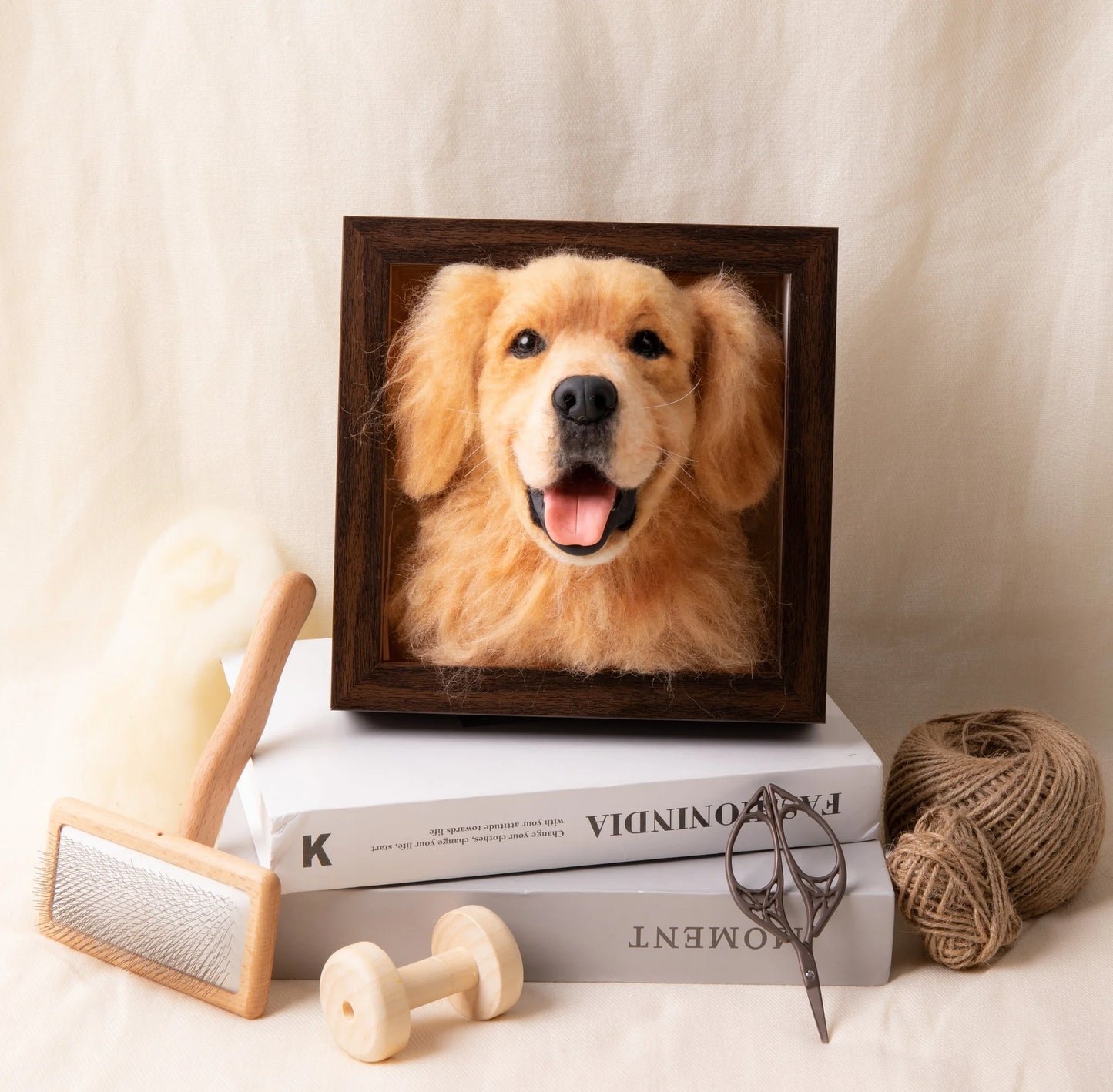 Custom Felted Pet Portrait